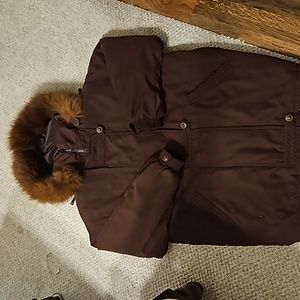 Innovations by IzzL fox fur hooded coat